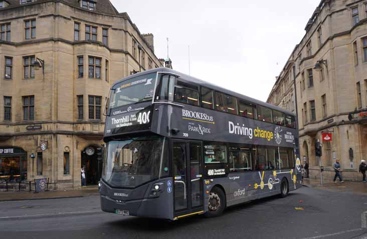 Oxford Wright Streetdeck Electroliner 709 Brookes P&R